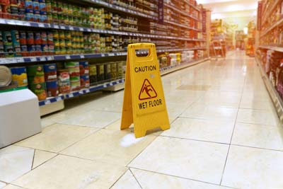 slip and fall grocery store